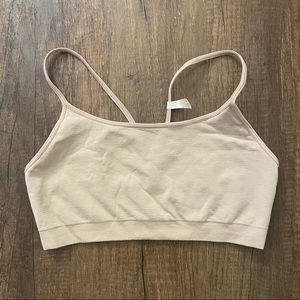LOVE by Gap Seamless Racerback Bralette, Nude S / like new (no tags)